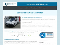 schlüsseldienst-gersthofen.de Webseite Vorschau