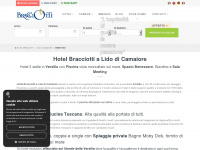 hotelbracciotti.com Webseite Vorschau