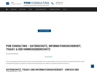 psw-consulting.de Webseite Vorschau
