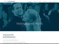 tanzsport-biedermann.de Webseite Vorschau