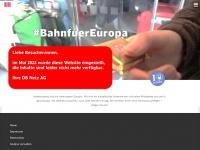 bahn-fuer-europa.de Webseite Vorschau