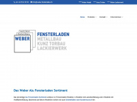 weber-fensterladen.ch Webseite Vorschau