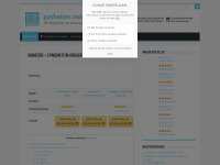 gasheizer.net Webseite Vorschau