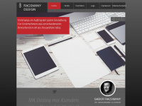 racsmany-design.de Webseite Vorschau