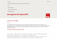 parteitag-bayernspd.de Webseite Vorschau