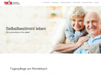 tagespflege-am-remtebach.de Webseite Vorschau