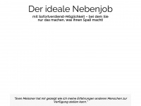 idealer-nebenjob.net Webseite Vorschau