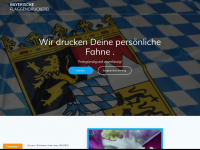 bayerische-flaggendruckerei.de Webseite Vorschau