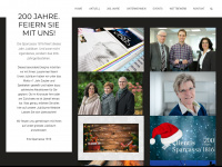 200-jahre.ch Webseite Vorschau