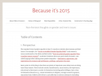 becauseits2015.wordpress.com Webseite Vorschau