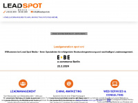 leadspot.de Webseite Vorschau
