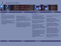 lamento.org Webseite Vorschau
