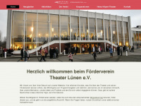 foerderverein-theater-luenen.de Webseite Vorschau