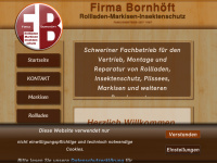 bornhoeft-schwerin.de Webseite Vorschau