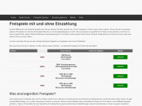 deutschefreispiele.com Webseite Vorschau