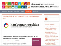 2030hamburg.de Webseite Vorschau