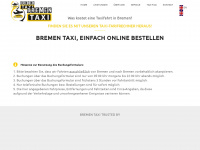 bremen-taxi.com Webseite Vorschau