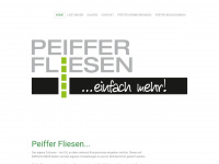 peiffer-fliesen.de Webseite Vorschau