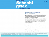 schnablgwax.de Webseite Vorschau
