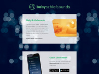 babyschlafsounds.de Webseite Vorschau