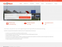 geonext.nl Webseite Vorschau
