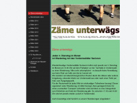 zaeme-unterwaegs.ch Webseite Vorschau