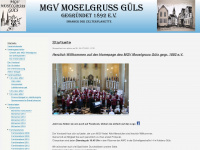 mgvmoselgrussguels.de Webseite Vorschau