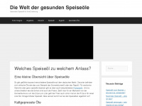 speiseoel.info Webseite Vorschau