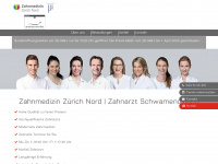 zahnarzt-schwamendingen.ch Webseite Vorschau
