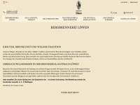 bergbrennerei-loewen.at Webseite Vorschau