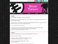 shock-therapy.band Webseite Vorschau