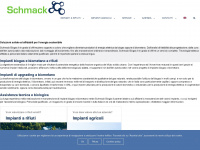 schmack-biogas.it Webseite Vorschau