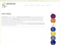 orphideum.org Webseite Vorschau