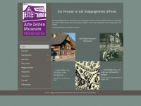 alte-zeiten-museum.at Webseite Vorschau