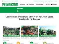 landtechnik.pfundmeir.de Webseite Vorschau