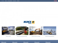 munck.dk Webseite Vorschau