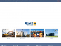 munck-havneoganlaeg.dk Webseite Vorschau
