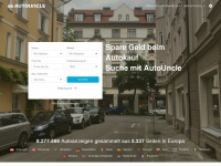 autouncle.at Webseite Vorschau