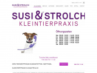 kleintierpraxis-susiundstrolch.ch Webseite Vorschau