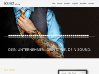 sounzz.de Webseite Vorschau