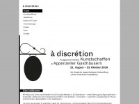 adiscretion.ch Webseite Vorschau