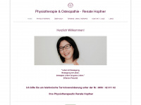 hopfner-physiotherapie.at Webseite Vorschau