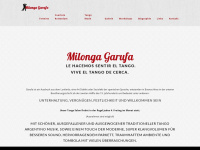 milonga-garufa.de Webseite Vorschau