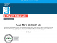kanal-mohs.de Webseite Vorschau