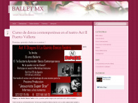 ballet.mx Webseite Vorschau