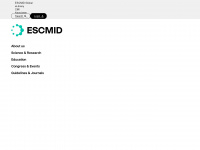 escmid.org Webseite Vorschau