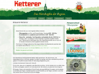 brauerei-ketterer.de Webseite Vorschau