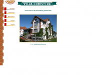 villa-christine.com Webseite Vorschau