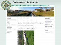fischereiverein-berching.de Webseite Vorschau