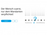 heidiri-finanz.de Webseite Vorschau